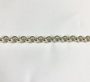 Sterling Silver Rolo Chain and Spring Ring Clasp