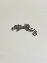 Sterling Silver Marcasite Jaguar Brooch