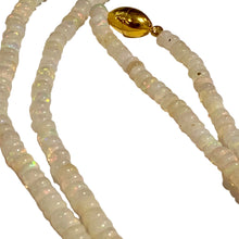 Solid Opal Beaded Necklace with Magnetic Clasp