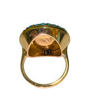 9ct Gold Turquoise Ring