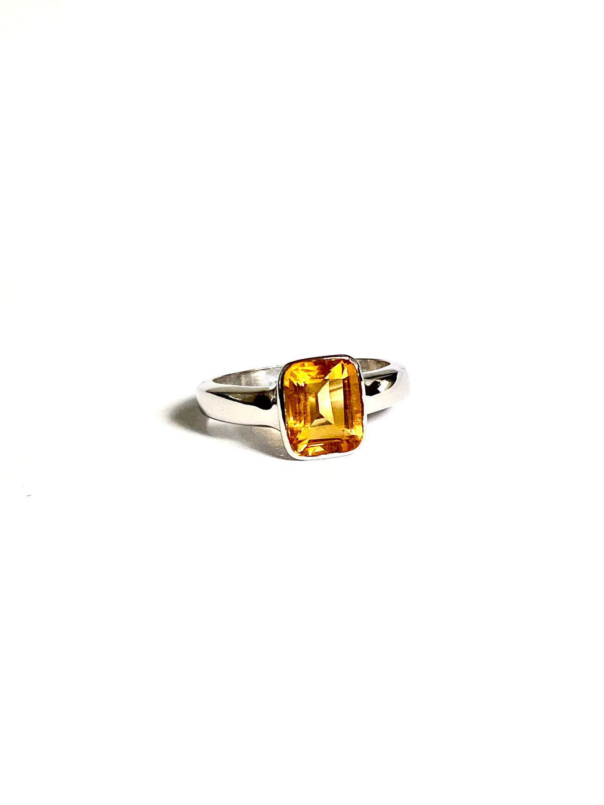 Citrine Ring in Sterling Silver