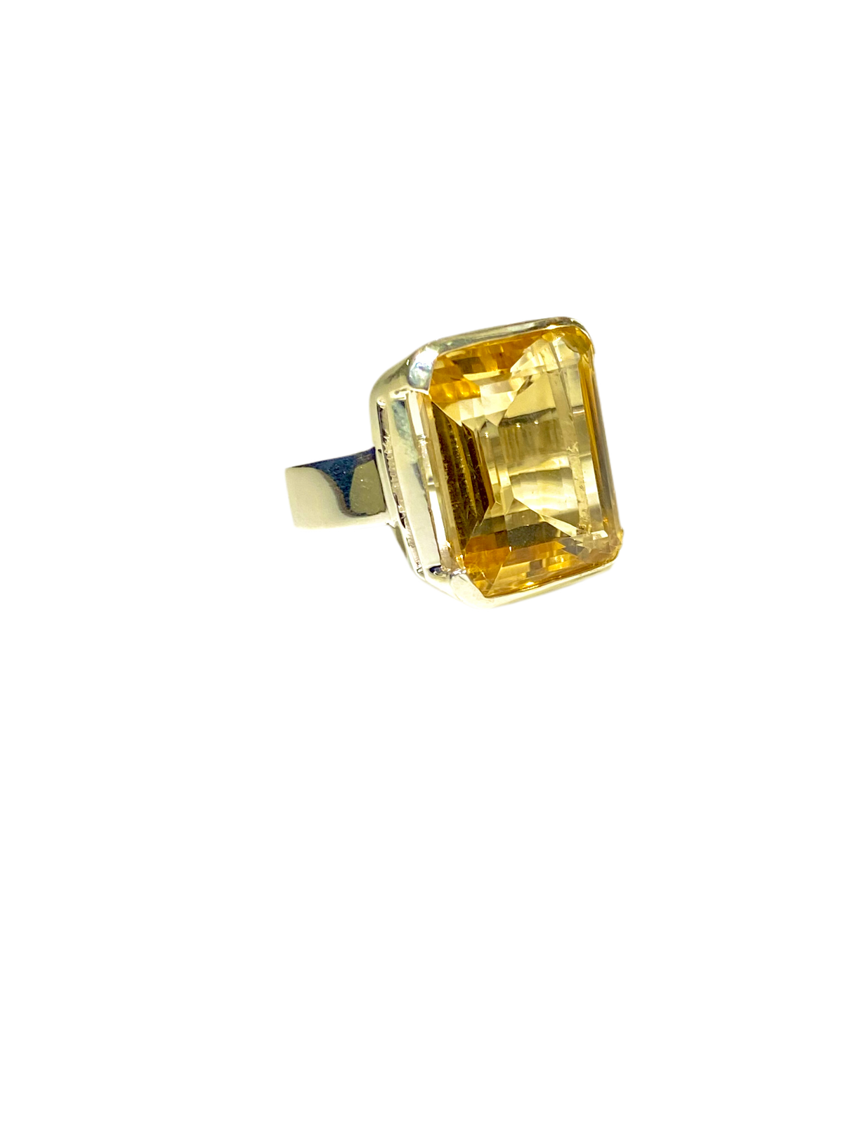 Citrine Ring in Sterling Silver