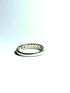 Peridot Ring in Sterling Silver
