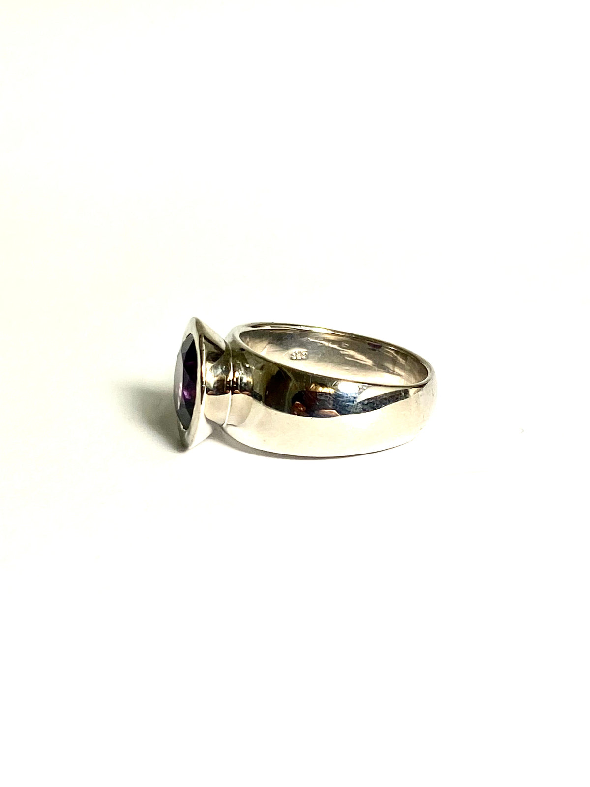 Amethyst in Sterling Silver Ring