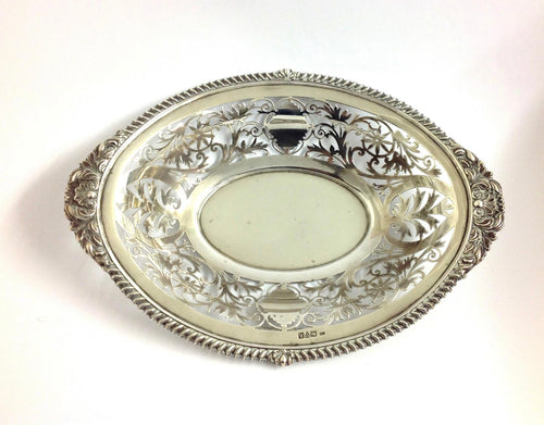 Pierced Sterling Silver English platter