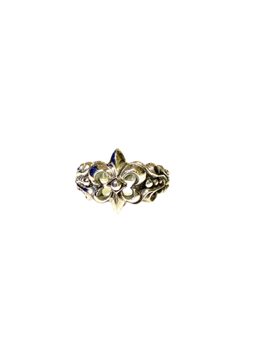 Fleur de Lis Ring in Sterling Silver