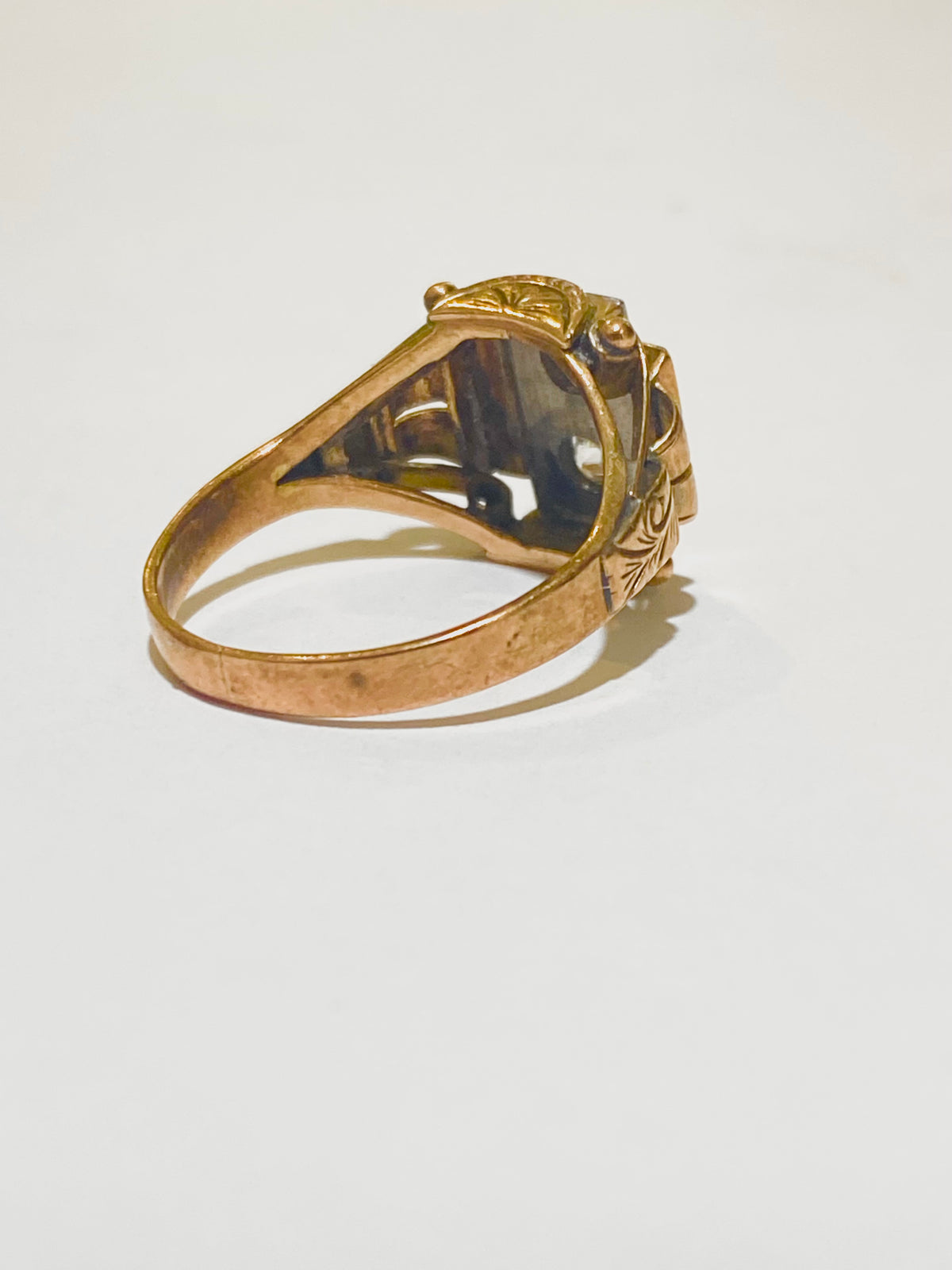 Art Deco Diamond Ring in 14ct Yellow Gold