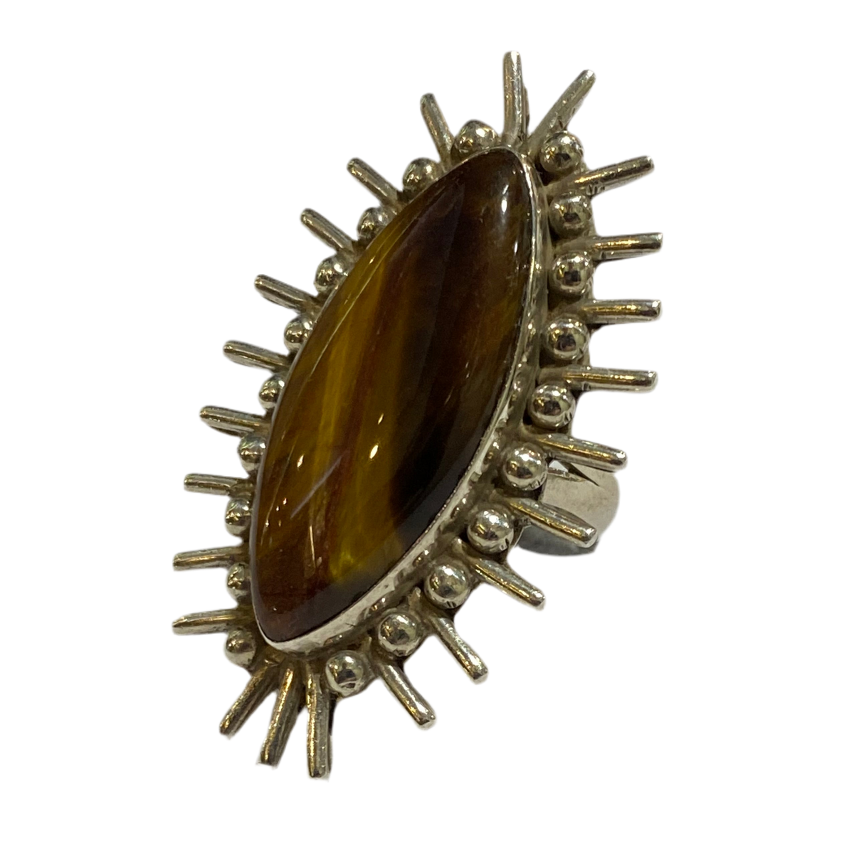 Sterling Silver Tigers Eye Ring