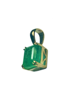 1ct Emerald Pendant in 9ct Yellow Gold