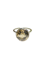 9ct White Gold 5ct Smokey Quartz Ring