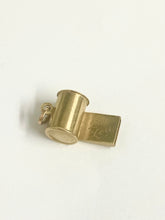 9ct Gold Whistle Charm Engraved “Love Lou”