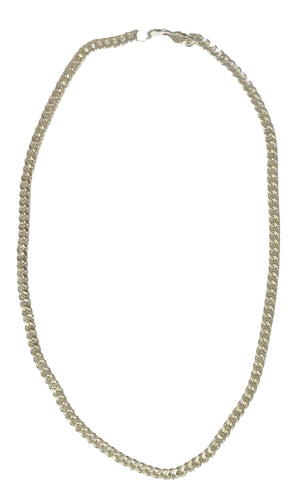 Sterling Silver Curb Cuban Chain