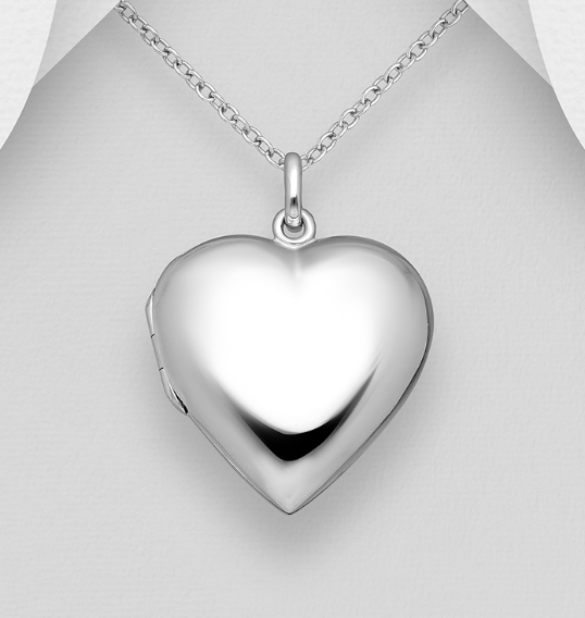 Sterling Silver Heart Locket