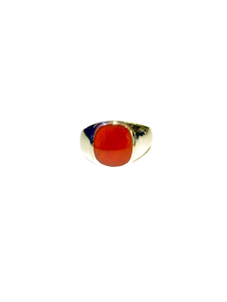 Carnelian Ring in Sterling Silver