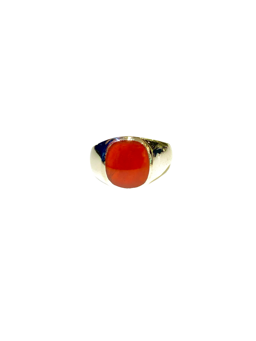 Carnelian Ring in Sterling Silver