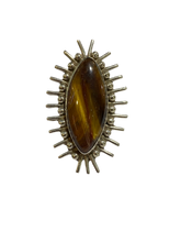 Sterling Silver Tigers Eye Ring