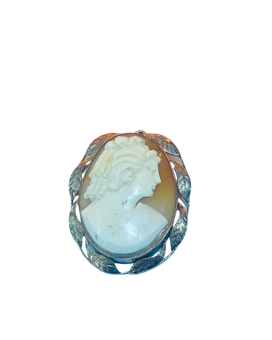 9ct Yellow Gold Conch Shell Cameo Pendant