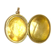 Antique 9ct Yellow Gold Oval Locket