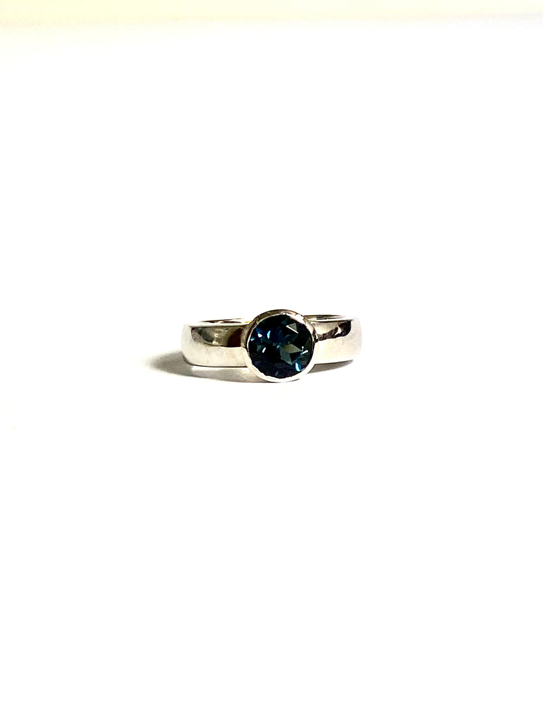 London Blue Topaz in Sterling Silver Ring