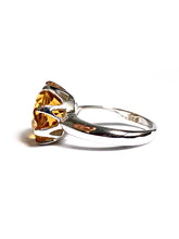 Citrine Ring in Sterling Silver