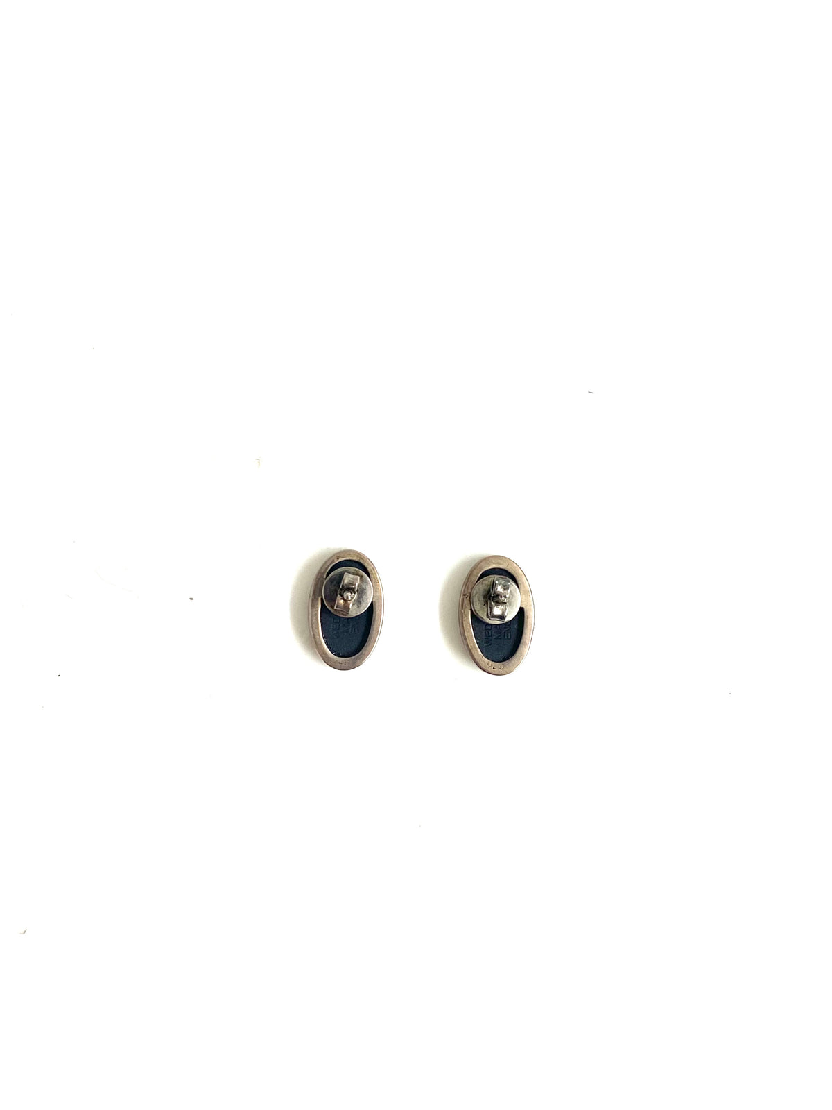 9ct White Gold Wedgwood Earthenware Earrings
