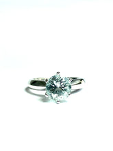 Aquamarine Ring in Sterling Silver