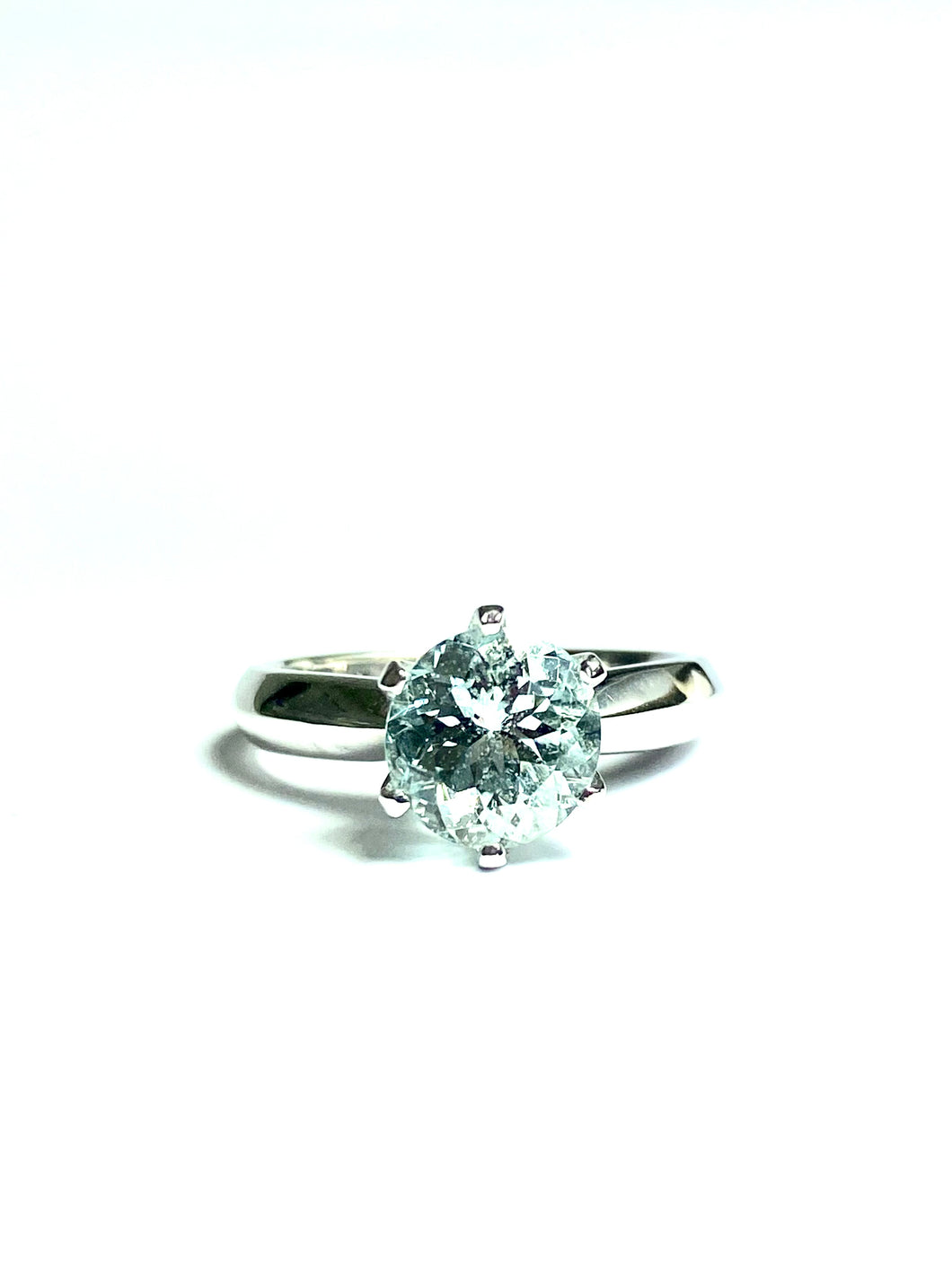 Aquamarine Ring in Sterling Silver