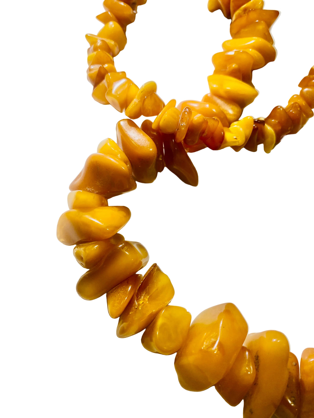 Butterscotch Amber Graduated Necklce