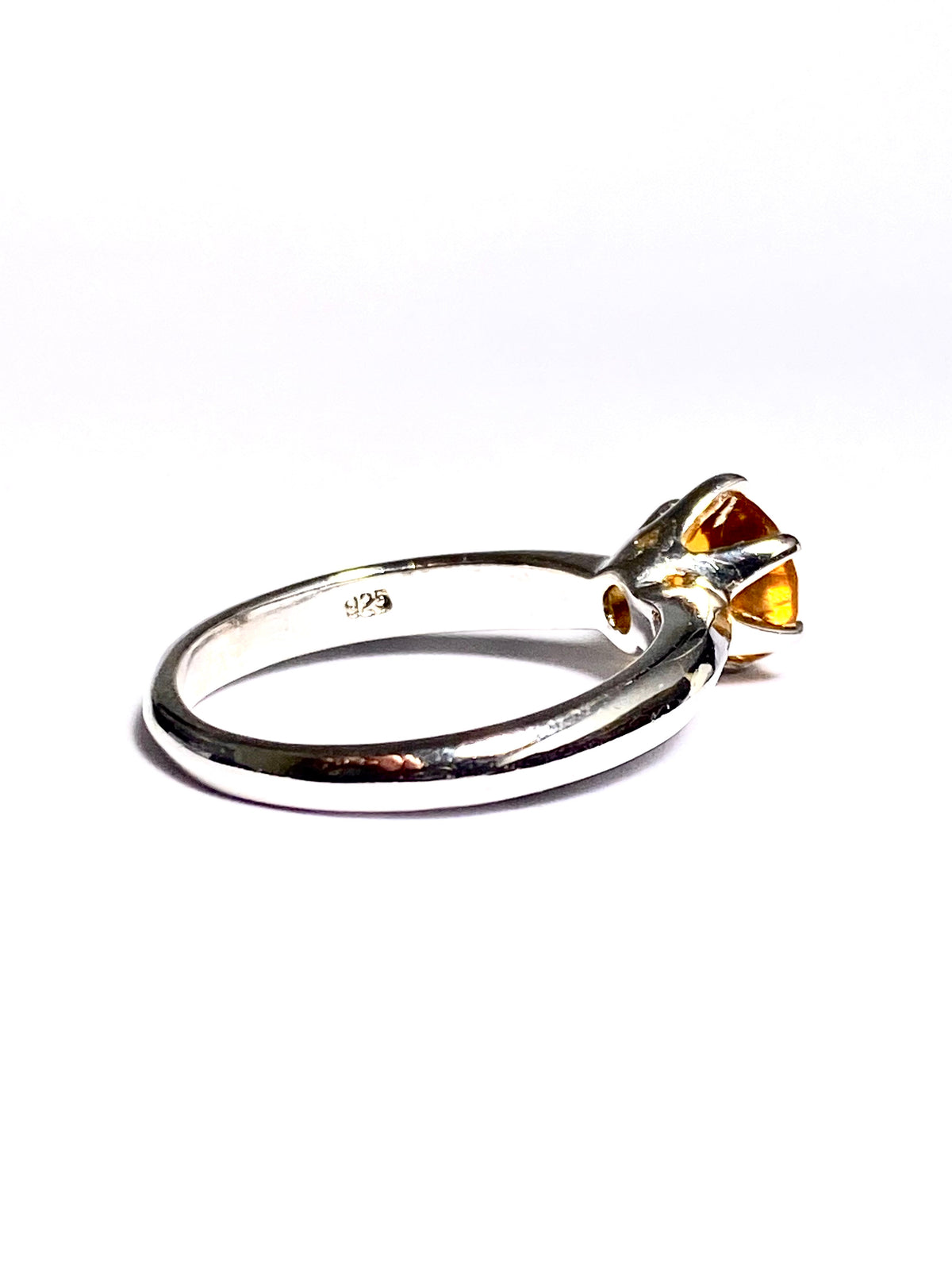 Citrine Ring in Sterling Silver