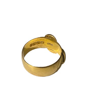 Antique 18ct Yellow Gold Buckle Ring