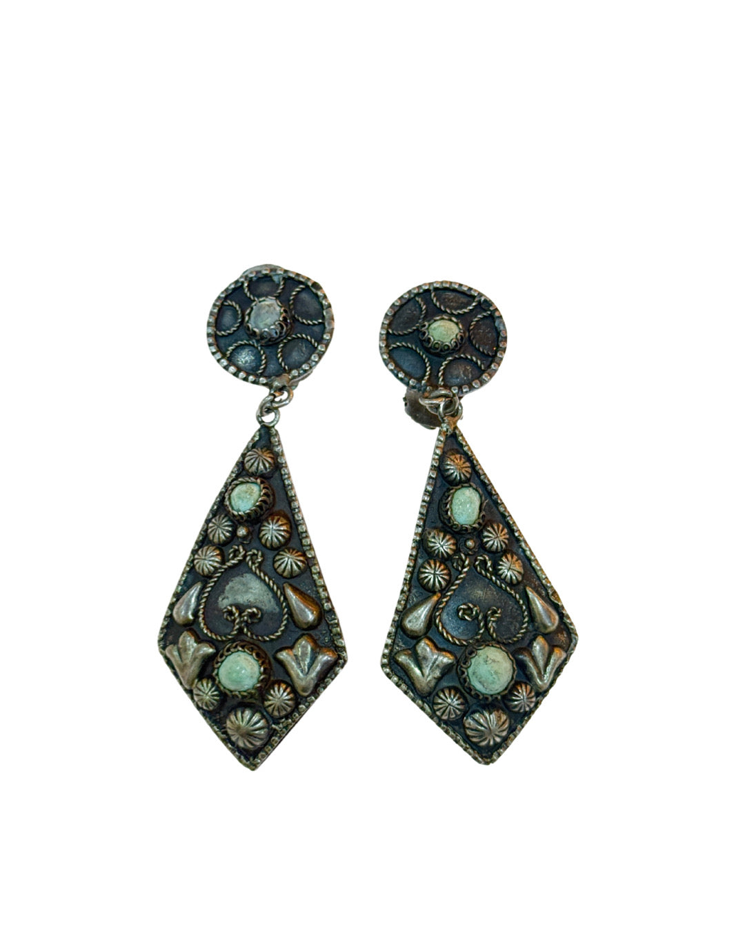 Vintage Sterling Silver Turquoise