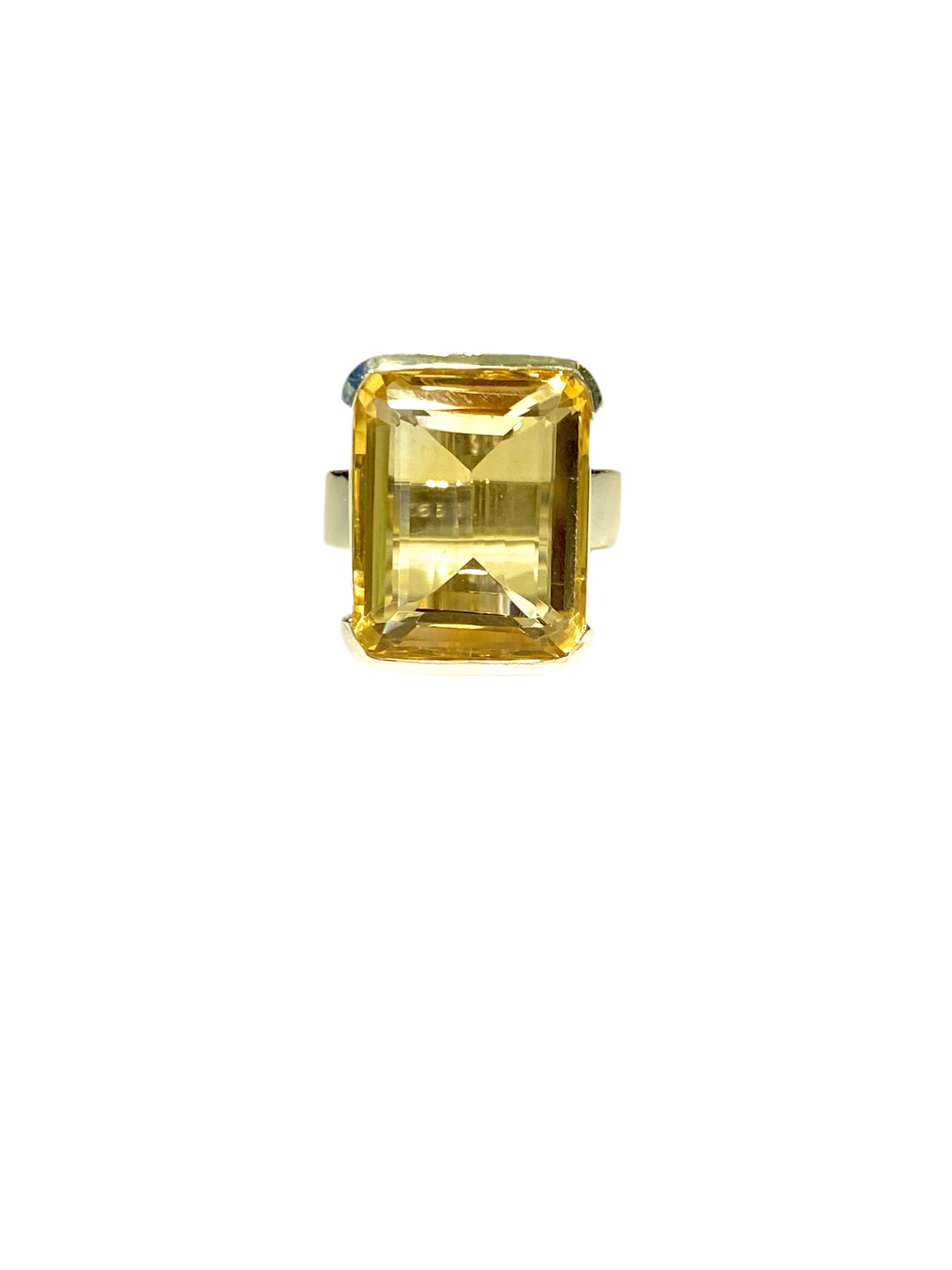 Citrine Ring in Sterling Silver