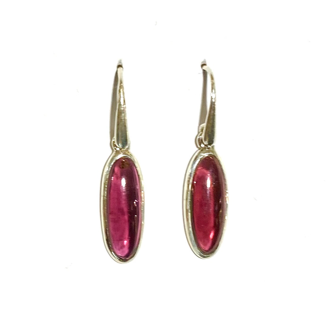 Sterling Silver Garnet Earrings