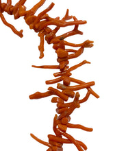 Graduated Branch Coral Necklace