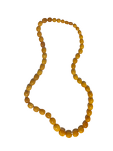 Graduated Butterscotch Amber Necklace 74cm