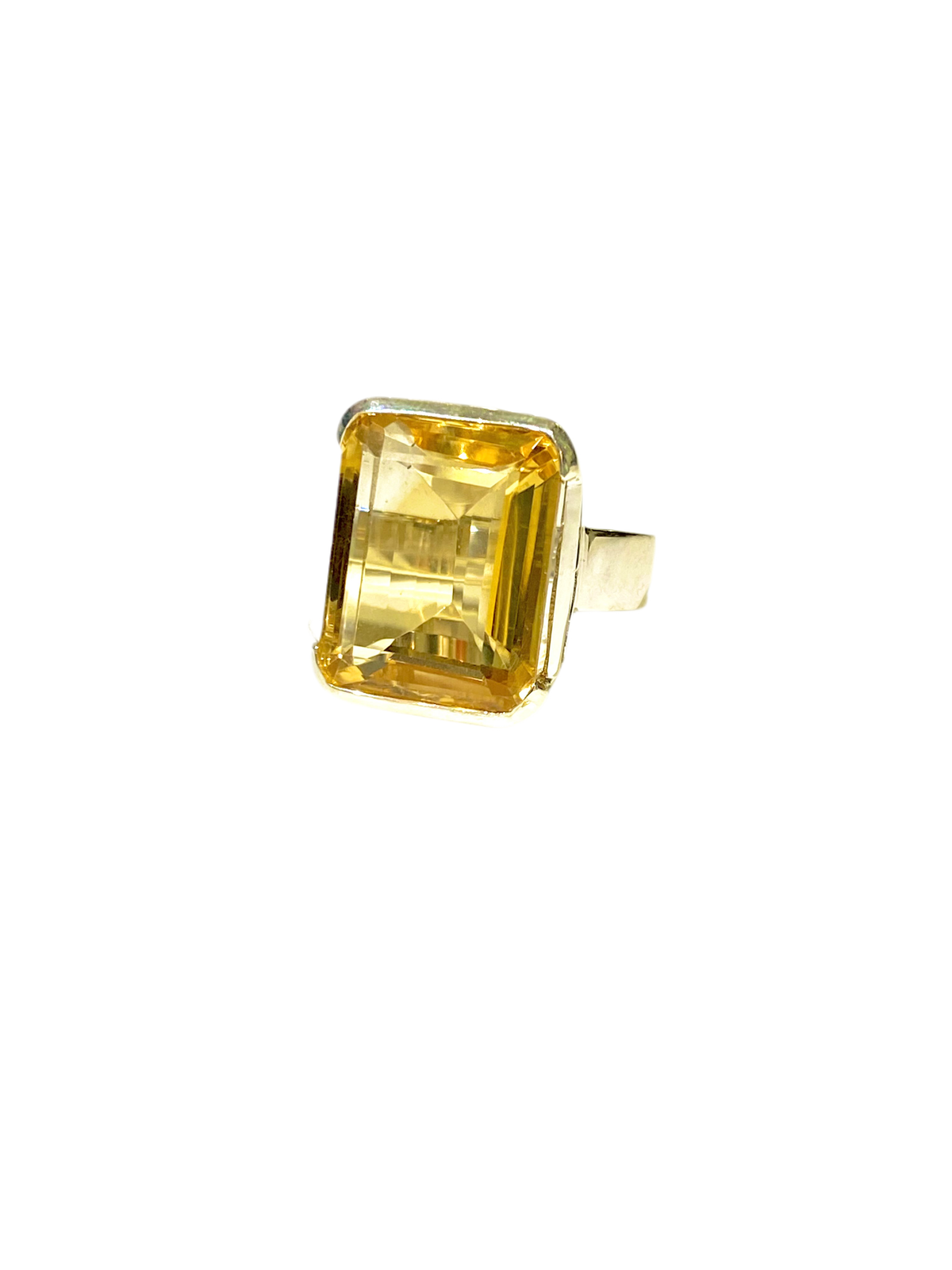 Citrine Ring in Sterling Silver