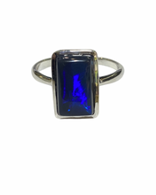 Sterling Silver Semi Black Opal Ring Assortment