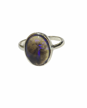 Sterling Silver Semi Black Opal Ring Assortment