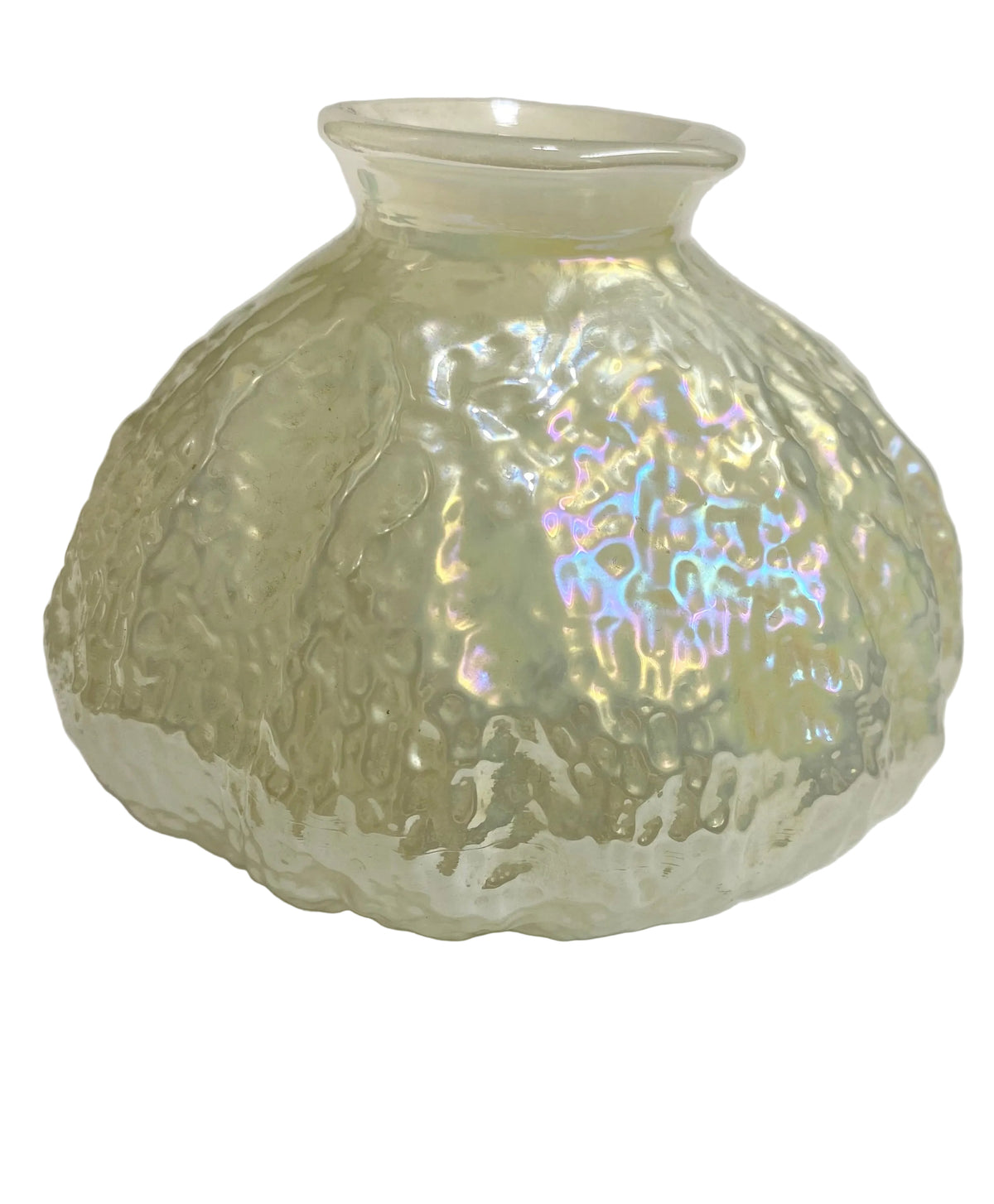 Antique Onion Glass Vase