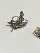 Art Deco Marcasite Ballerina Studs set in Sterling Silver
