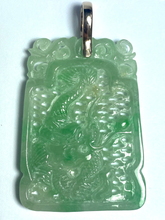 9ct Yellow Gold Carved Jadeite Pendant