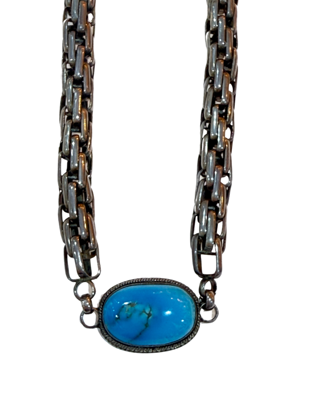 Silver Turquoise Necklace