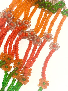 Multi Strand Beaded Venetian Glass Necklace