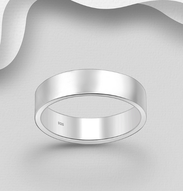 Sterling Silver 5mm Flat Band