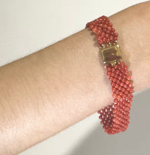 9ct Gold Coral Bracelet