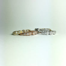 18ct White Gold Diamond Bridge Ring