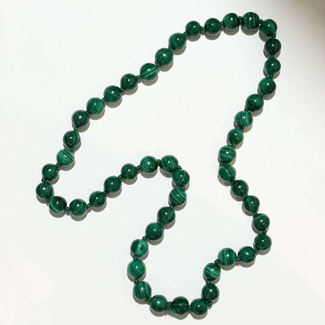 Malachite Beaded Necklace