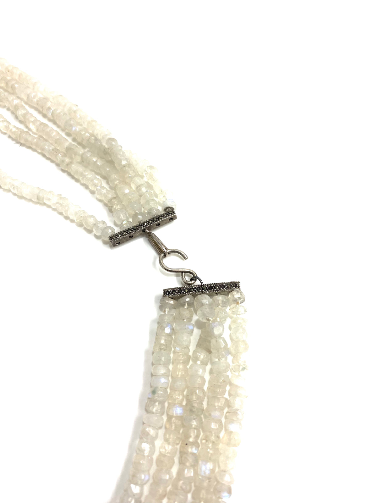 Moonstone Five Strand Necklace