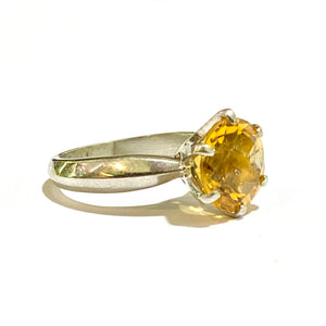 Sterling Silver Citrine Ring