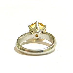 Sterling Silver Citrine Ring